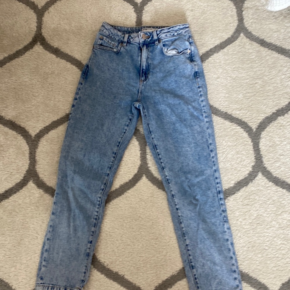 Vintage Acid Washed Mom Jeans